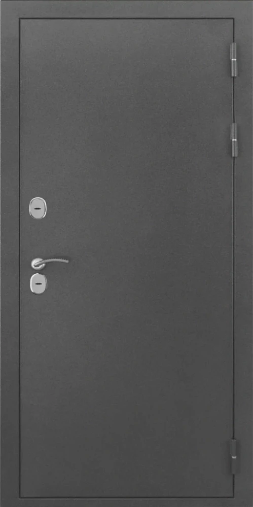 Входная дверь ДвериПРО L-Термо серебро ФЛ-700 (10мм, ясень белый) DPRO198014 внешняя сторона