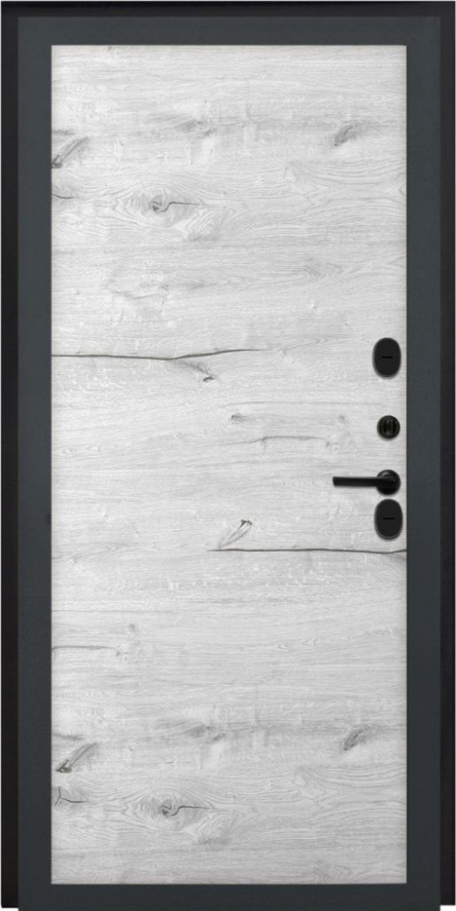Входная дверь ДвериПРО Rosna Без фрезеровки Дуб арктик горизонт DPRO198250 внутренняя сторона