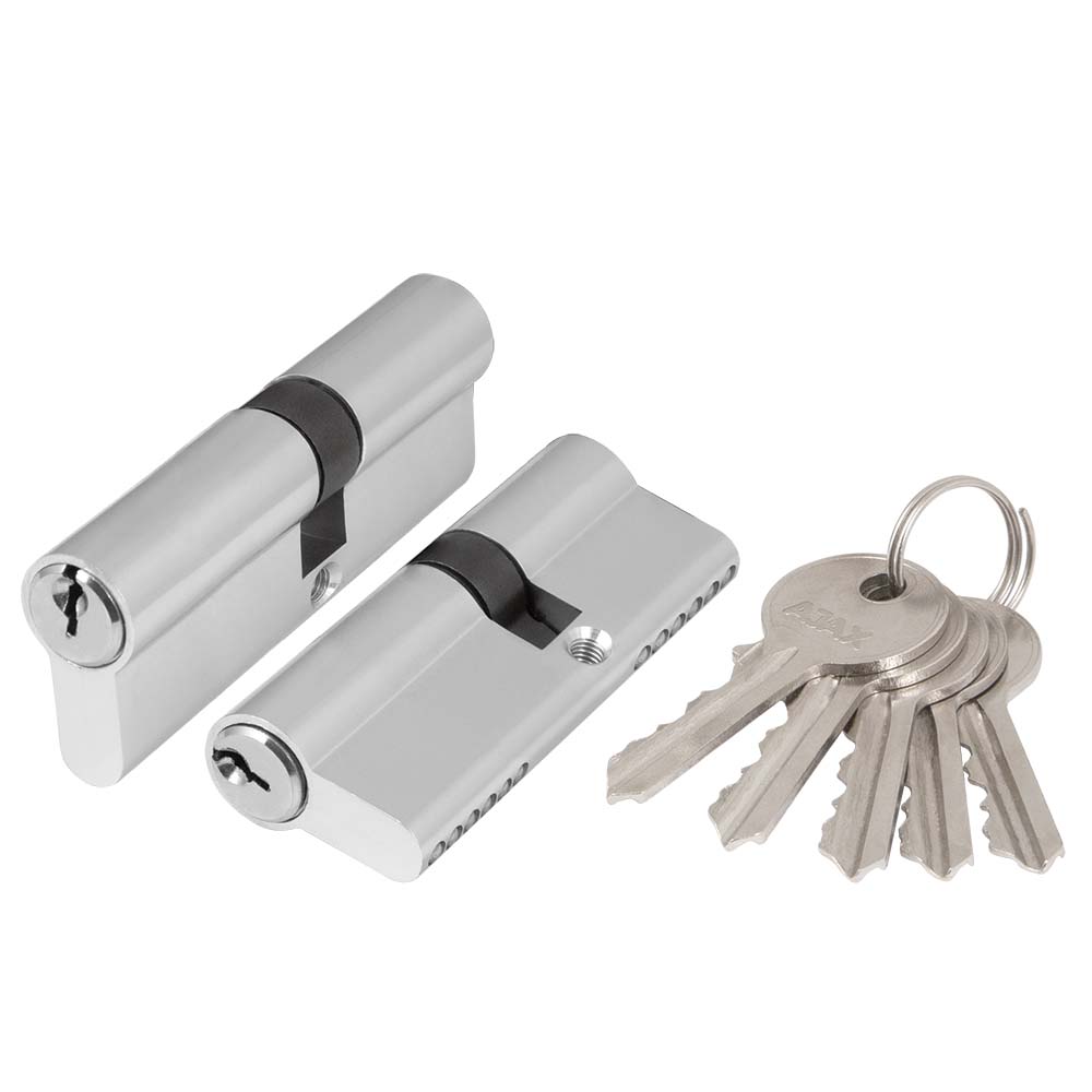 Фото Цилиндровый механизм (AZ100/100) AZ1000Key100 (40+10+50) CP хром