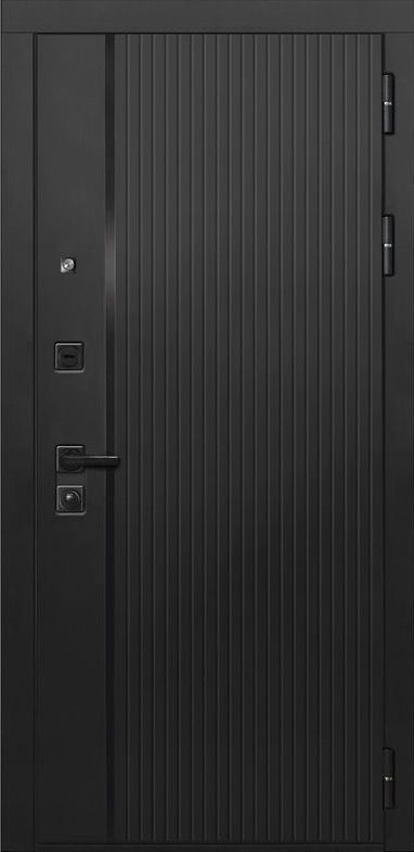 Входная дверь ДвериПРО L-45 Экошпон СБ-3 (16мм, венге) DPRO198326 внешняя сторона